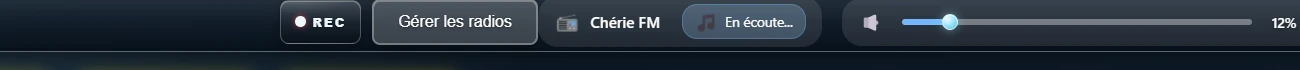 Ce qui passe en ce moment — Capture de l’application