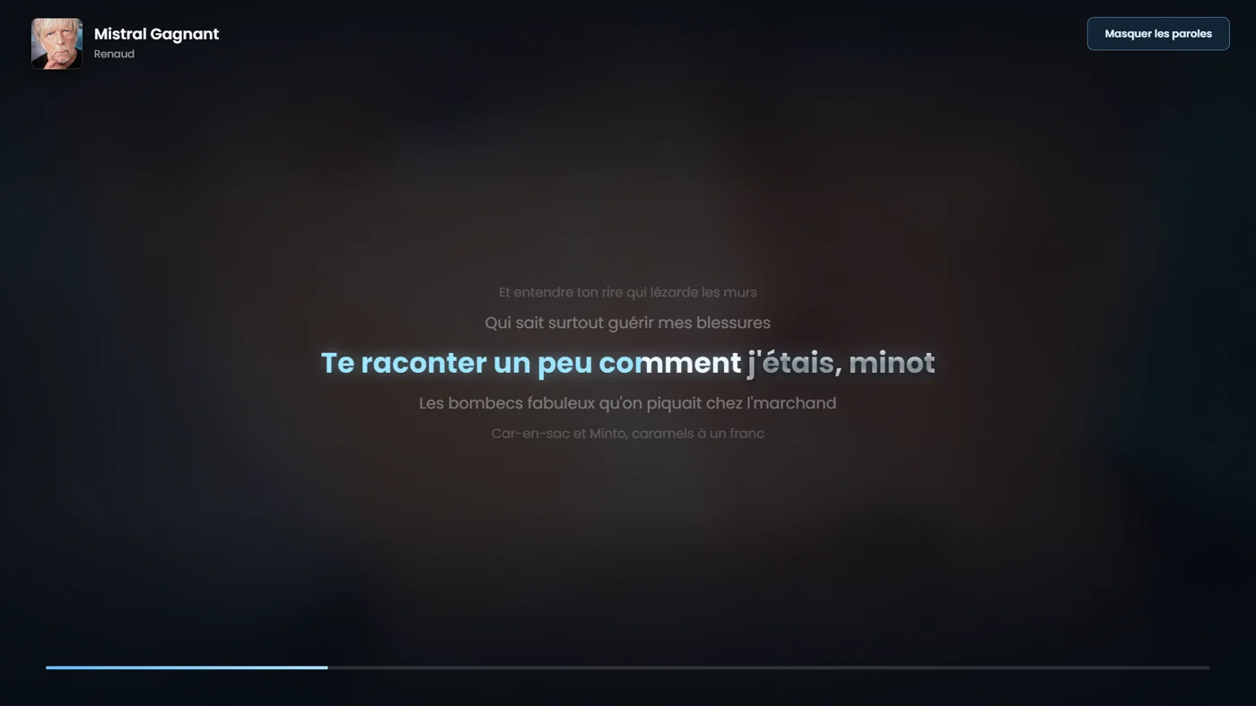 Karaoké synchronisé