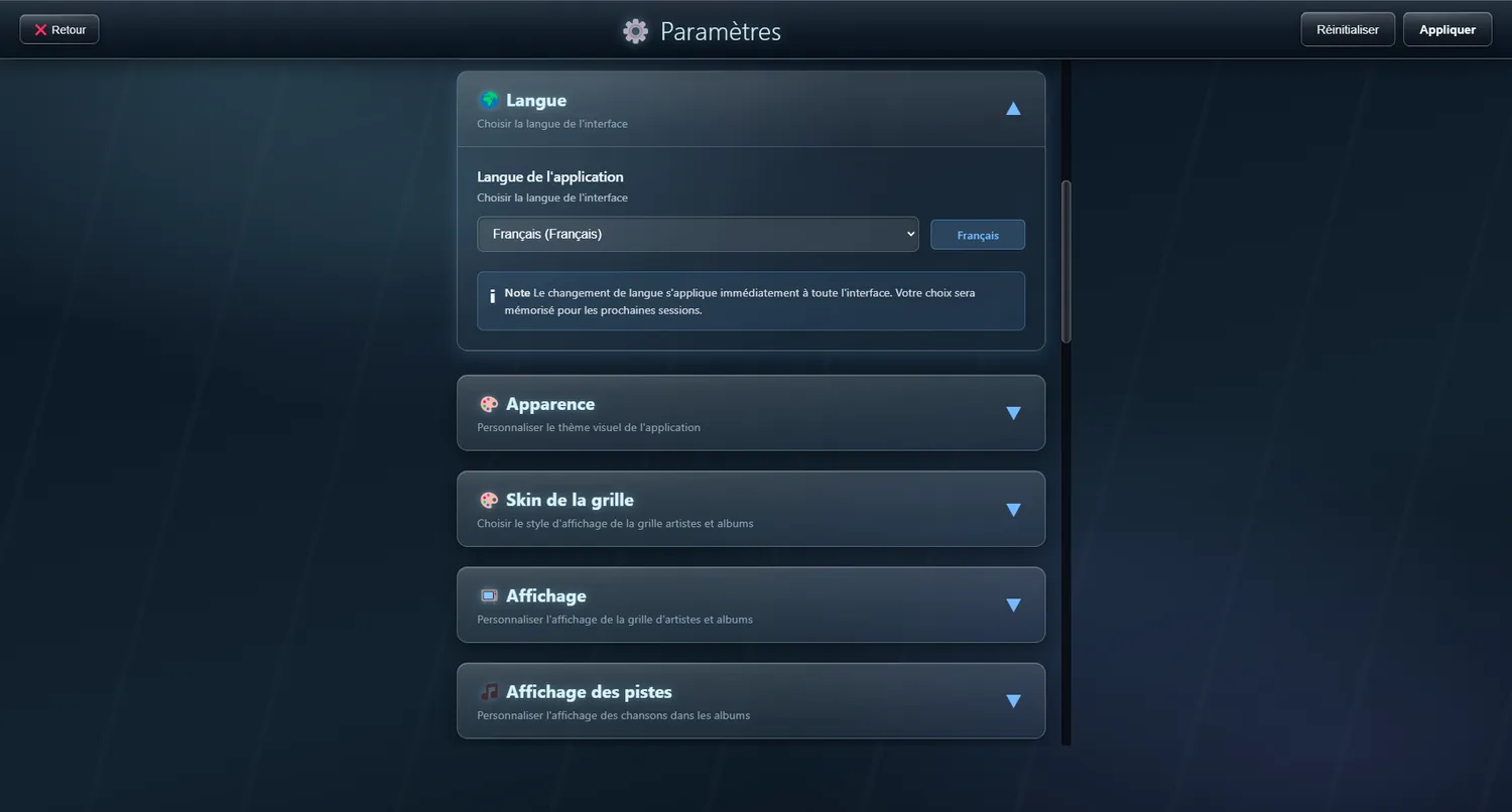 Interface Multilingue