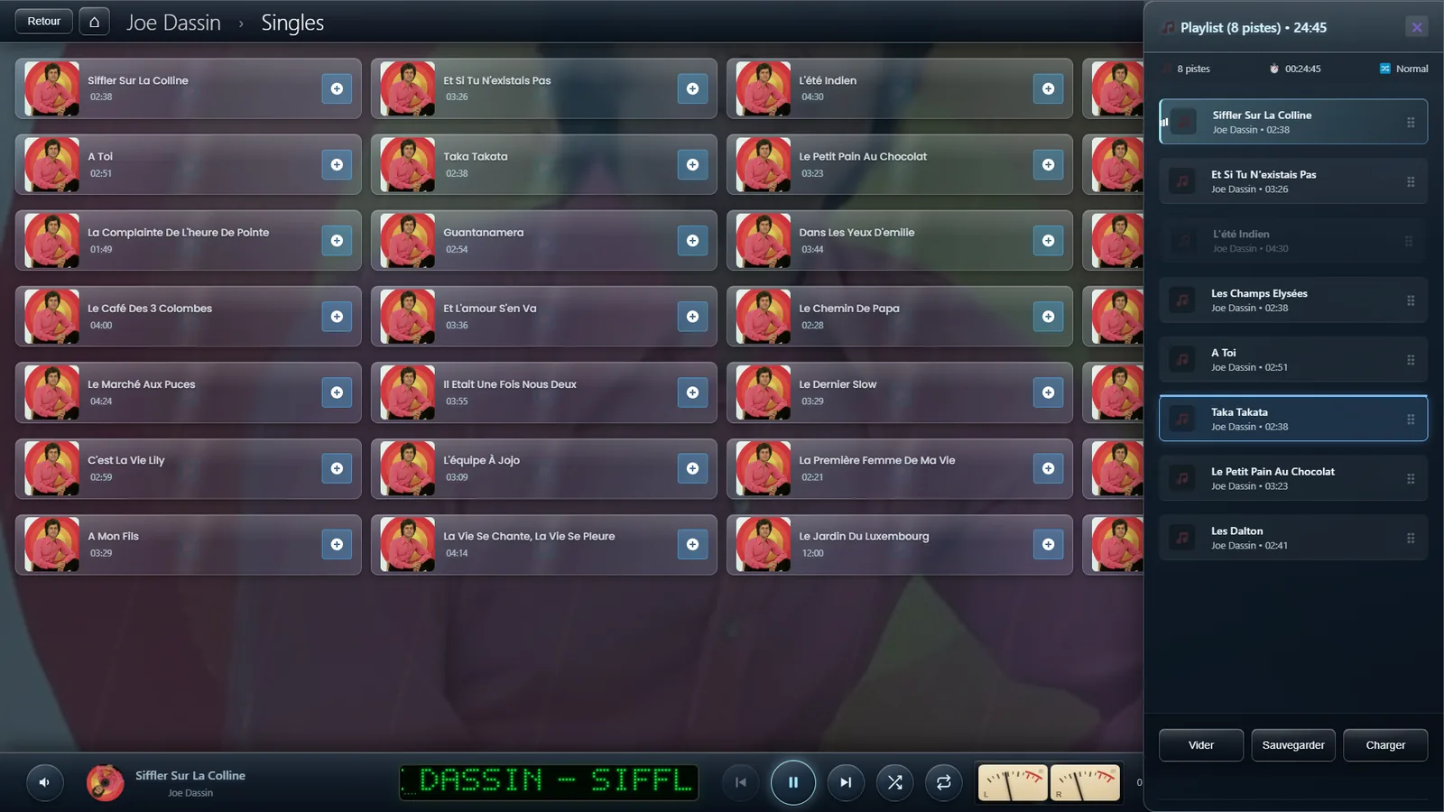 Réorganisation de la Playlist