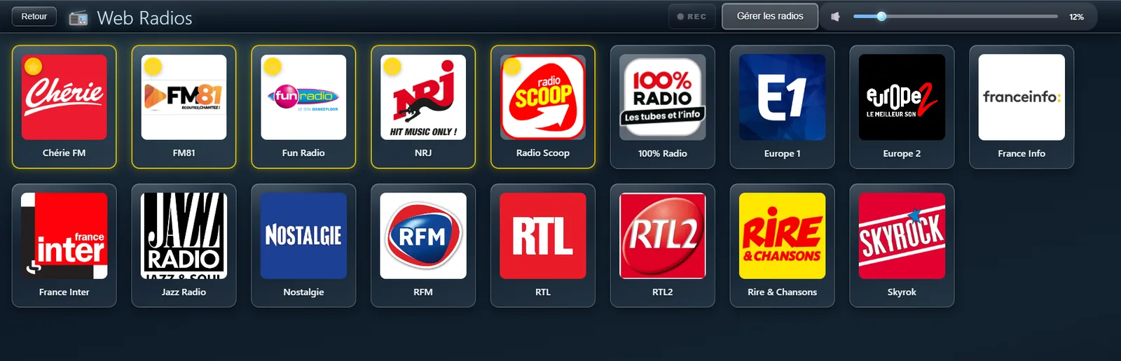 Les web radios, personnalisables